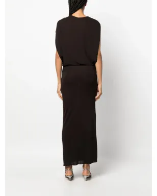 Lanvin ブローチディテール マキシドレス - サムネイル4