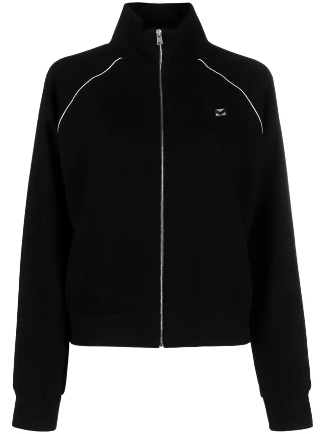 Tory Burch Tory Burch クレープ トラックジャケット - Blackの商品画像