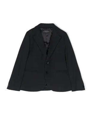 Paolo Pecora Kids ノッチドラペル・シングルブレストブレザー - サムネイル1
