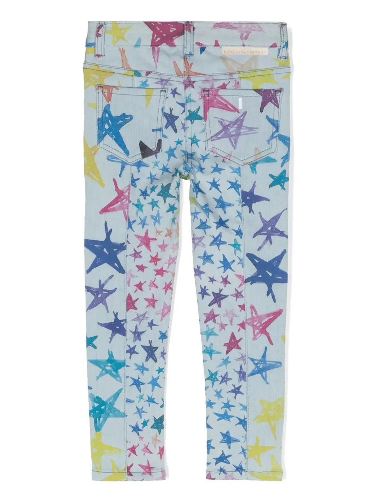 Stella McCartney Kids グラフィックプリントストレートジーンズ - 画像2