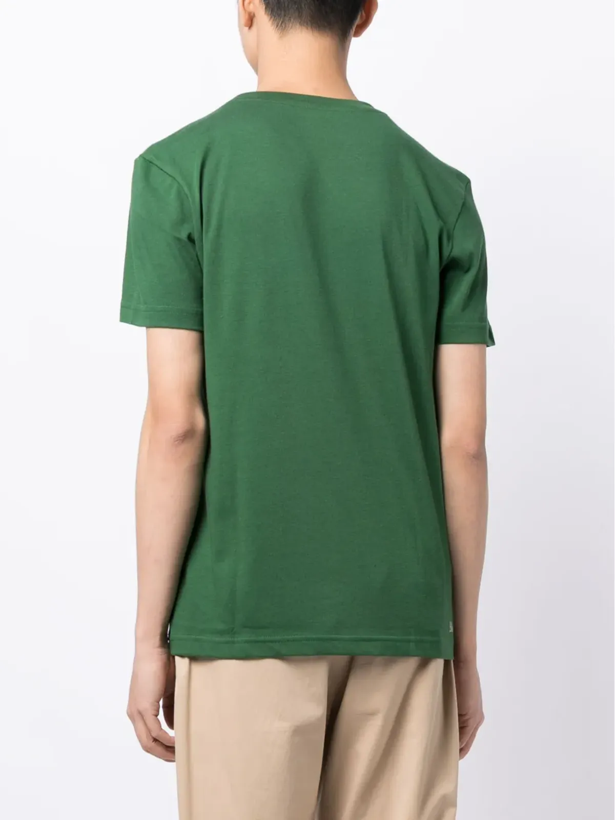 Lacoste ロゴプリント コットンTシャツ - 画像4