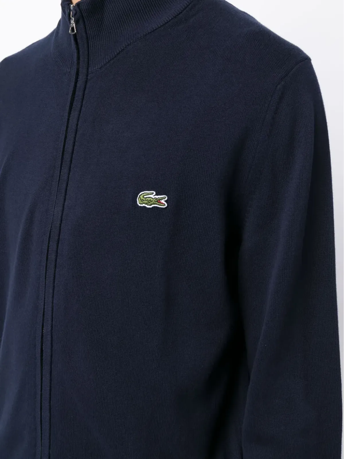 Lacoste クロコダイル ロゴパッチ カーディガン - 画像5