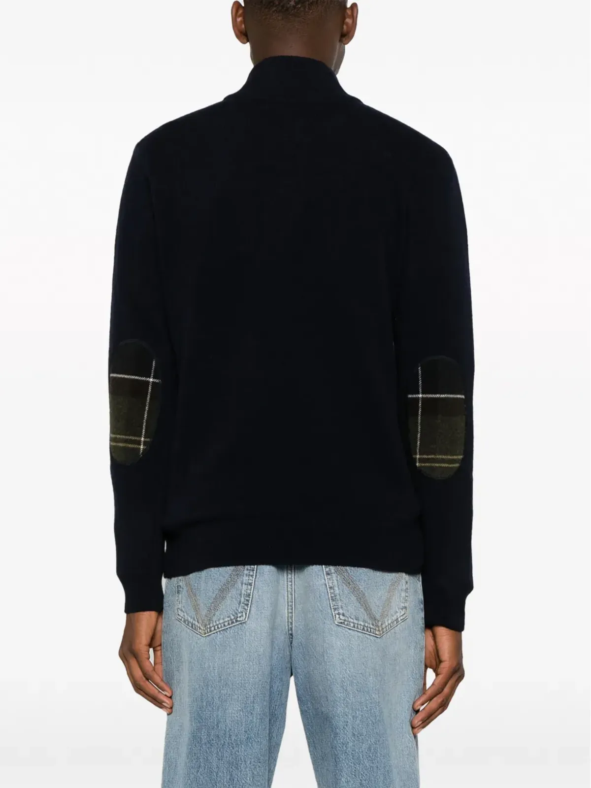 Barbour ファネルネックジップアップ ウールセーター - 画像4