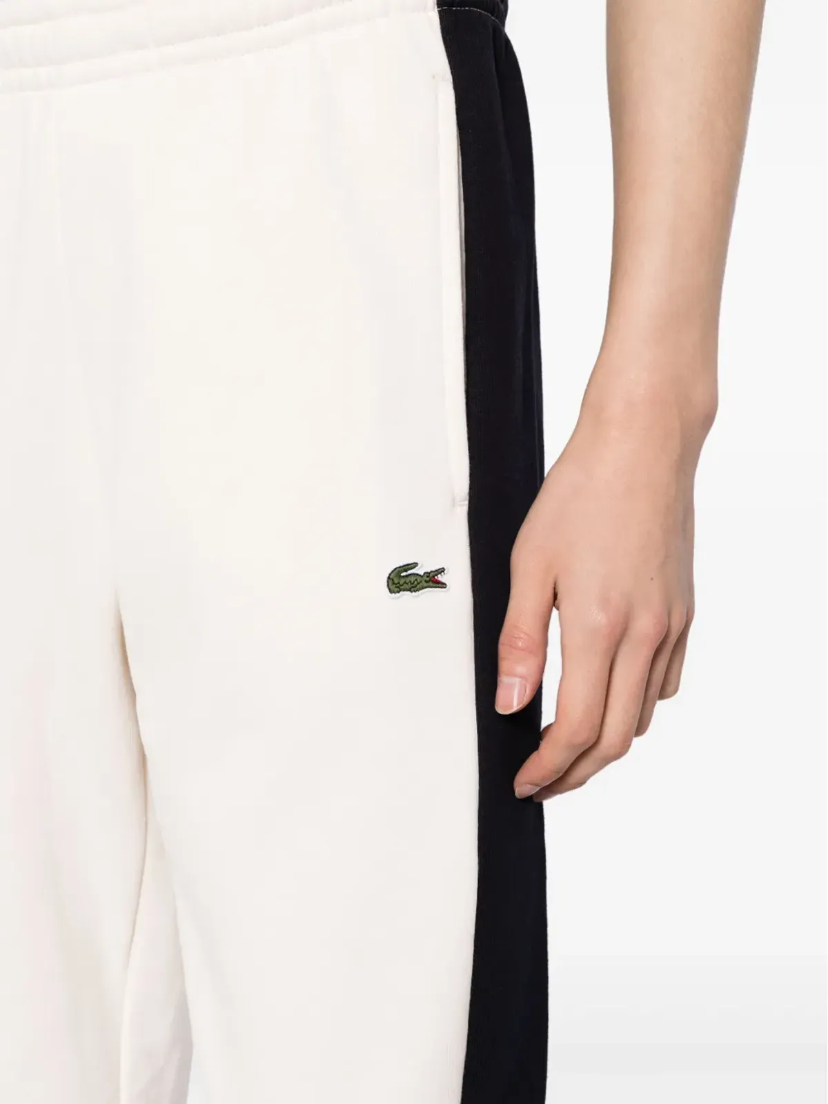 Lacoste ロゴ刺繍 カラーブロック トラックパンツ - White - 画像5