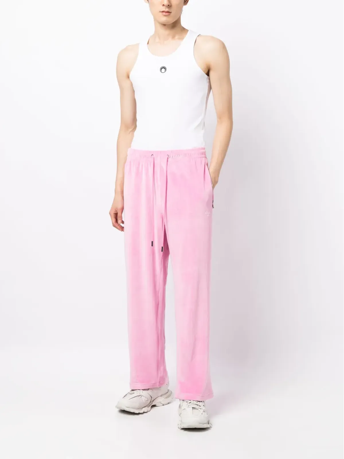 TEAM WANG design Sparkles straight-leg trousers - Pink - 画像2