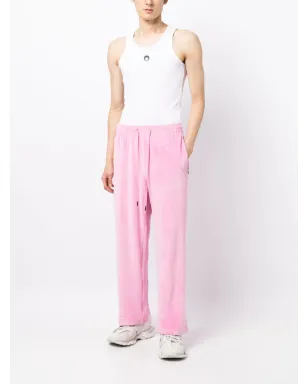 TEAM WANG design Sparkles straight-leg trousers - Pink - サムネイル2
