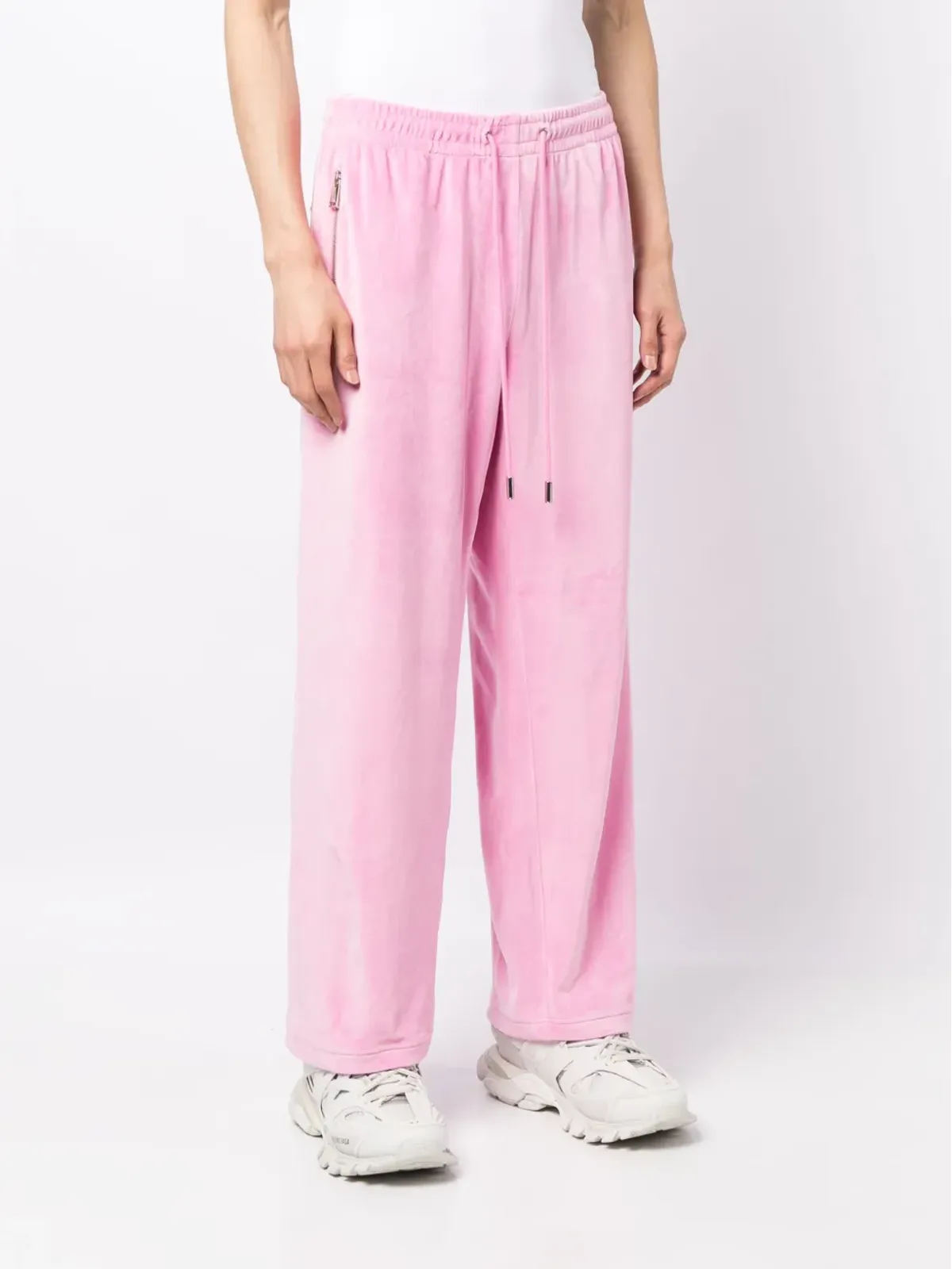 TEAM WANG design Sparkles straight-leg trousers - Pink - 画像4