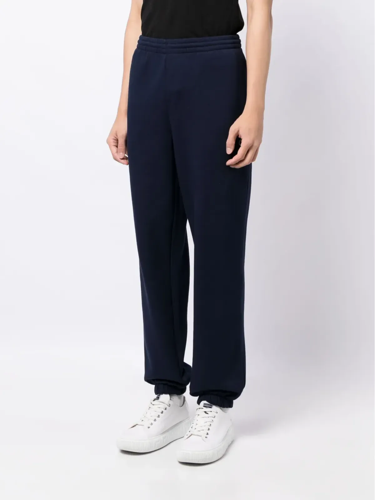 Lacoste クロコダイル ロゴパッチ付き フリース トラックパンツ - 画像3