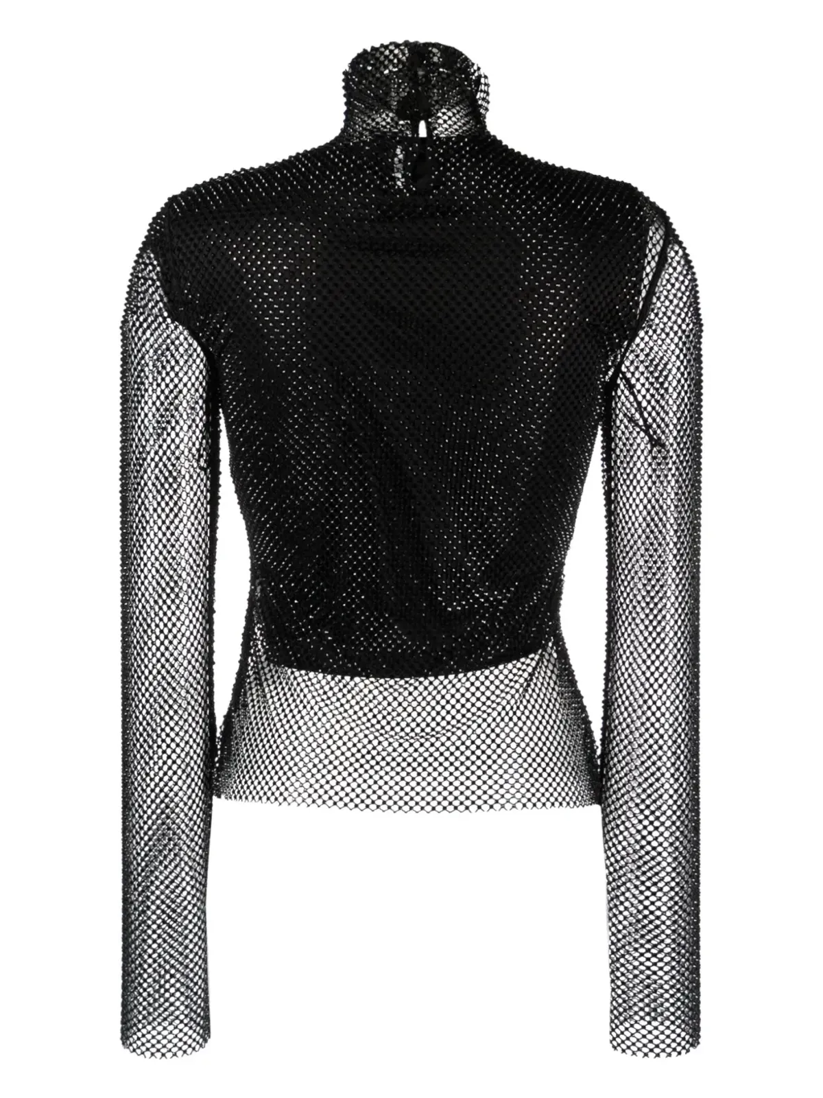 Sportmax ラインストーン付きメッシュトップ - 画像2