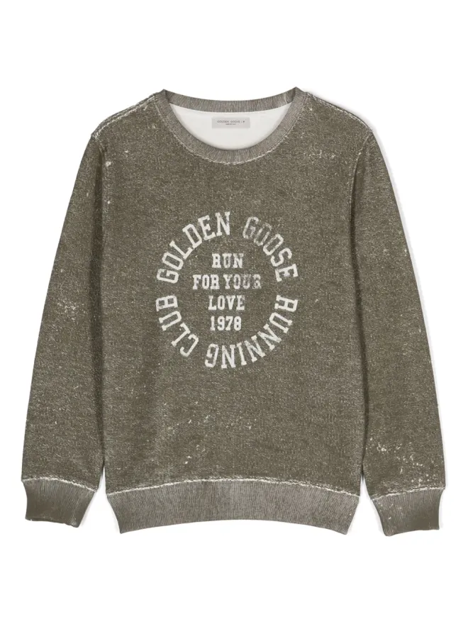 Golden Goose Kids Golden Goose Kids ロゴプリントフェードスウェットシャツの商品画像