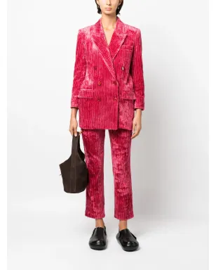 ISABEL MARANT Dita ダブルブレスト コーデュロイ ブレザー - Pink - サムネイル2
