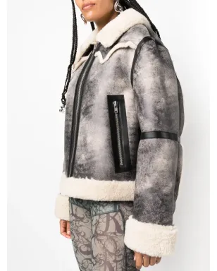 STAND STUDIO Lessie faux-shearling jacket - サムネイル5