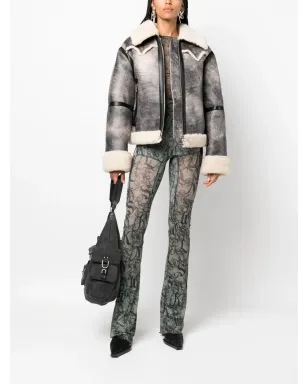 STAND STUDIO Lessie faux-shearling jacket - サムネイル2