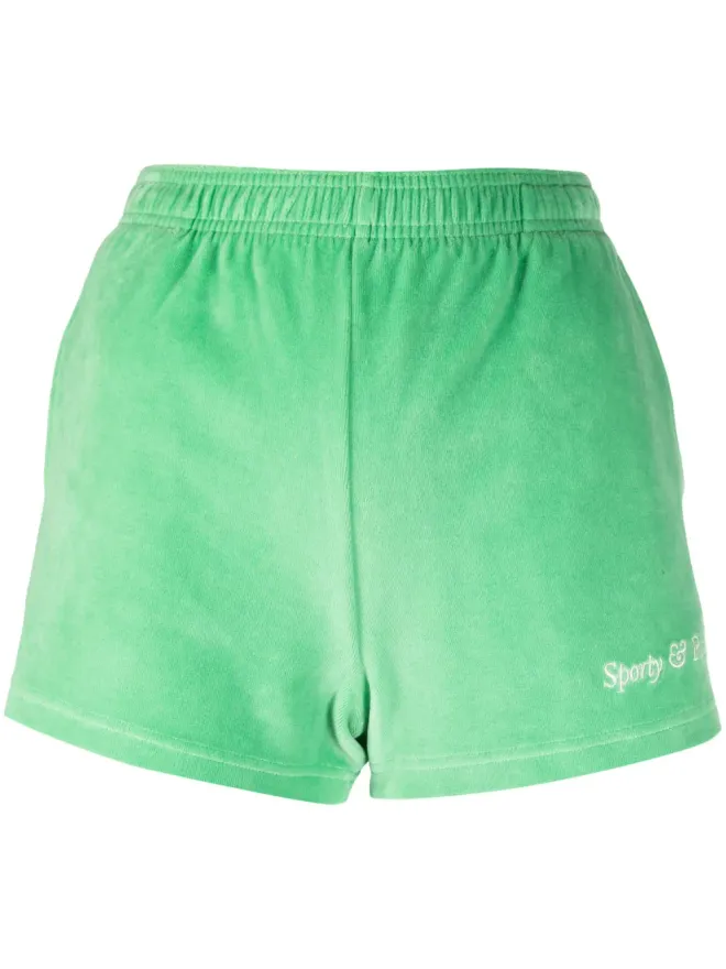 Sporty & Rich Sporty & Rich NY Tennis Club コットンショーツの商品画像
