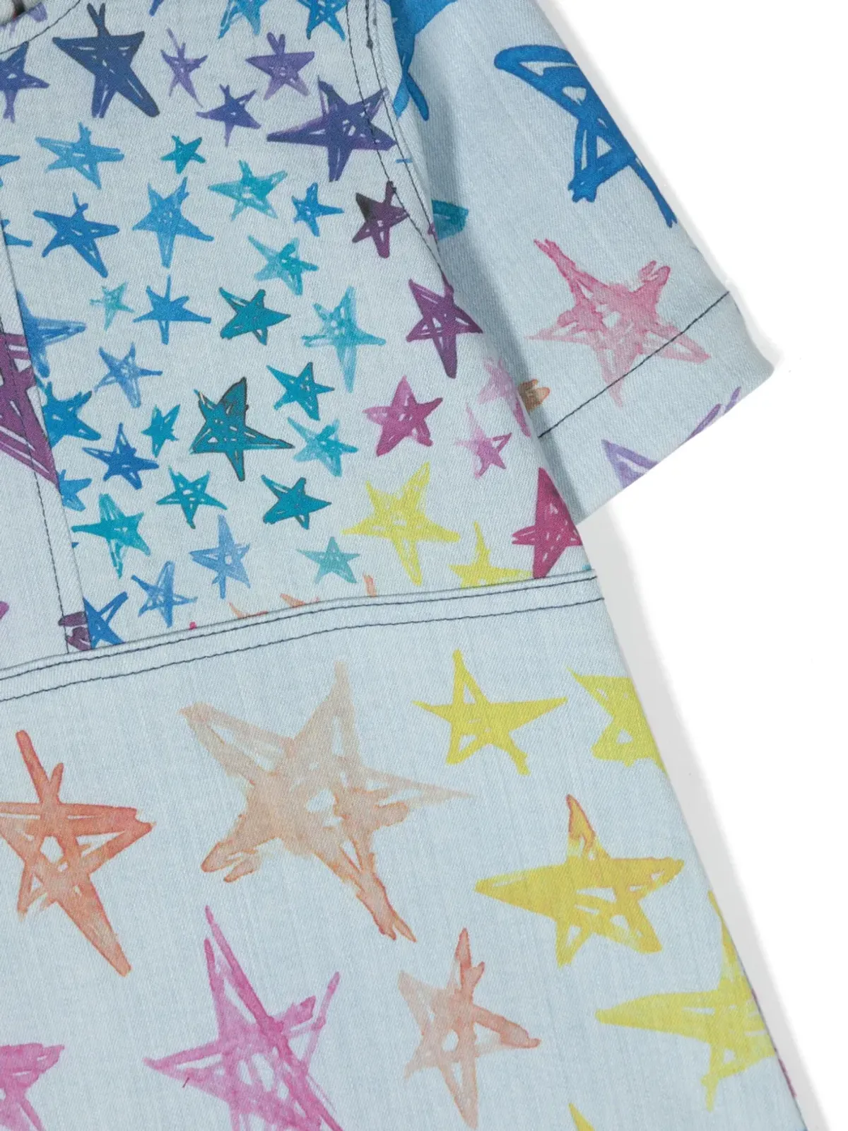 Stella McCartney Kids 星柄コットンのドレス - 画像3