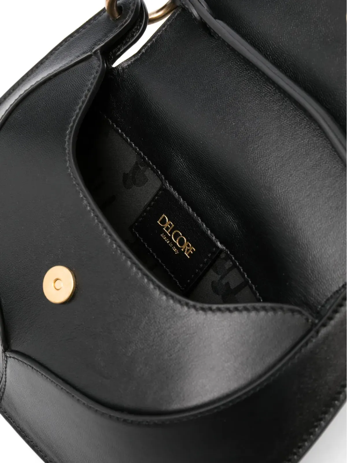 Del Core ロゴ刻印レザーショルダーバッグ - 画像5