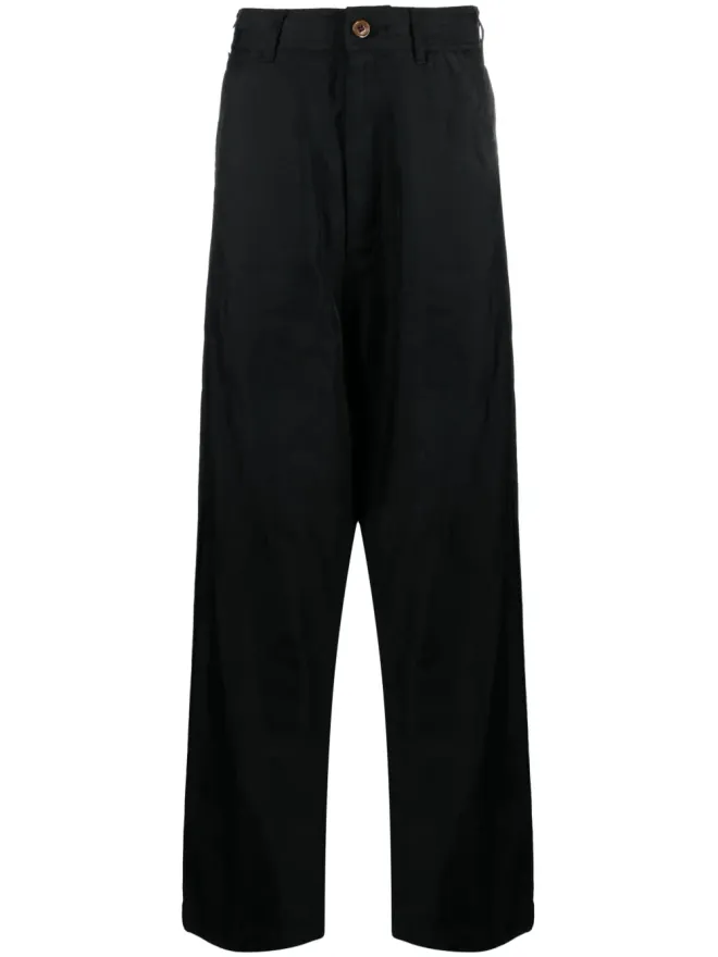 Black Comme des Garçons Black Comme Des Garçons ハイウエスト ツイル ドロップクロッチ トラウザーの商品画像