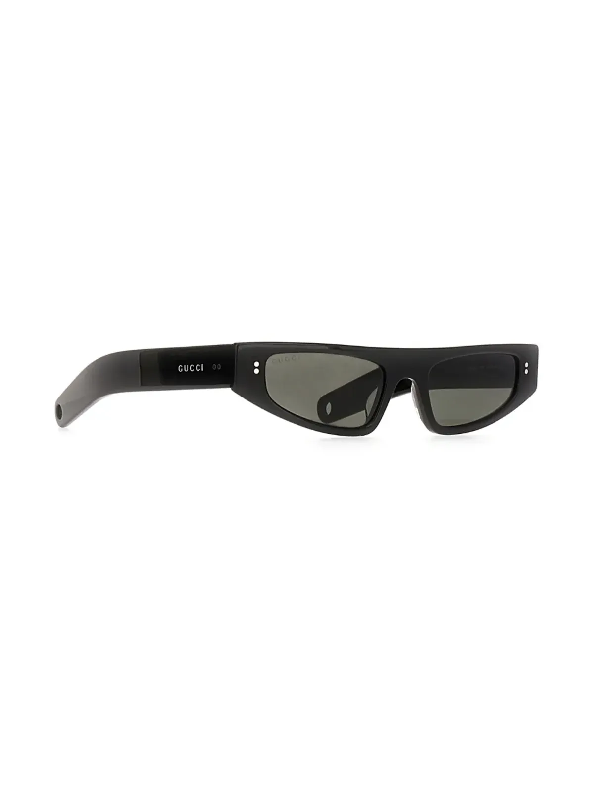 Gucci Eyewear ロゴプリント キャットアイフレーム サングラス - 画像2