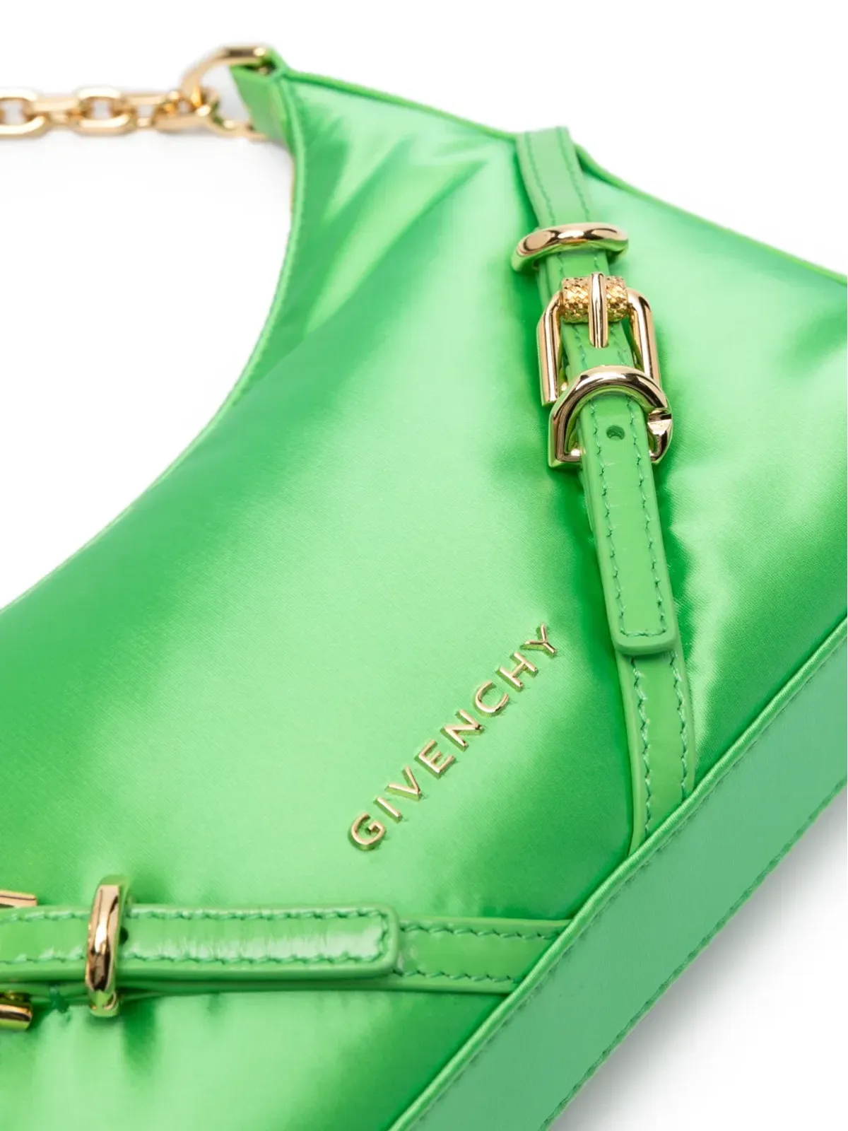 Givenchy ロゴレタリング付きジップショルダーバッグ - 画像4