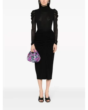 DVF Diane von Furstenberg Remy 半透明の寄せ感ブラウス - サムネイル2