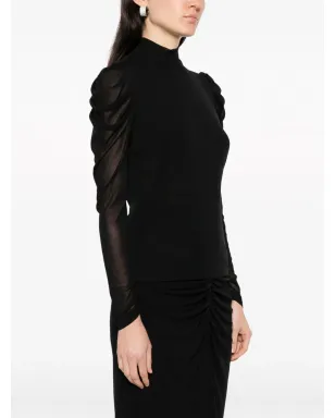 DVF Diane von Furstenberg Remy 半透明の寄せ感ブラウス - サムネイル3