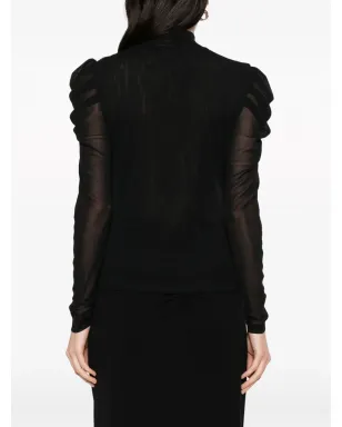 DVF Diane von Furstenberg Remy 半透明の寄せ感ブラウス - サムネイル4