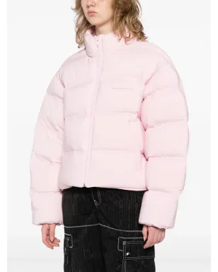 Alexander Wang 反射ロゴ入り クロップド ダウンジャケット - サムネイル3
