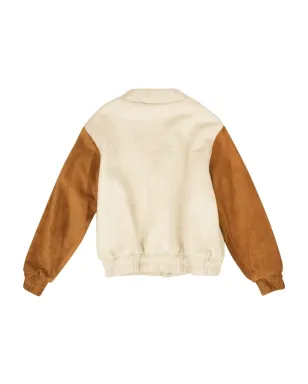 RHUDE ベージュ/タン系スエードボンバー ジャケット - サムネイル2