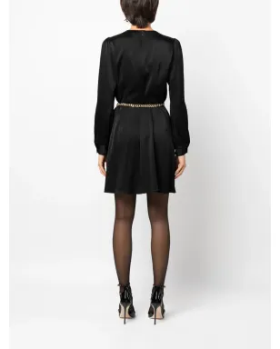 Michael Michael Kors ベルト付きサテン仕上げミニドレス - サムネイル4