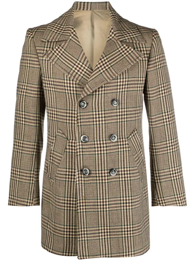 A.N.G.E.L.O. Vintage Cult A.N.G.E.L.O. Vintage Cult 1970年代 ビンテージ ダブルブレストコート（ブラウン）の商品画像