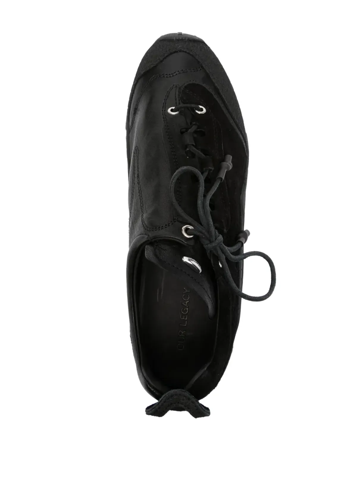 OUR LEGACY Gabe lace-up sneakers - Black - 画像4