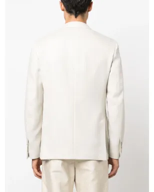 Lardini ピークラペル ダブルブレスト ブレザー - サムネイル4