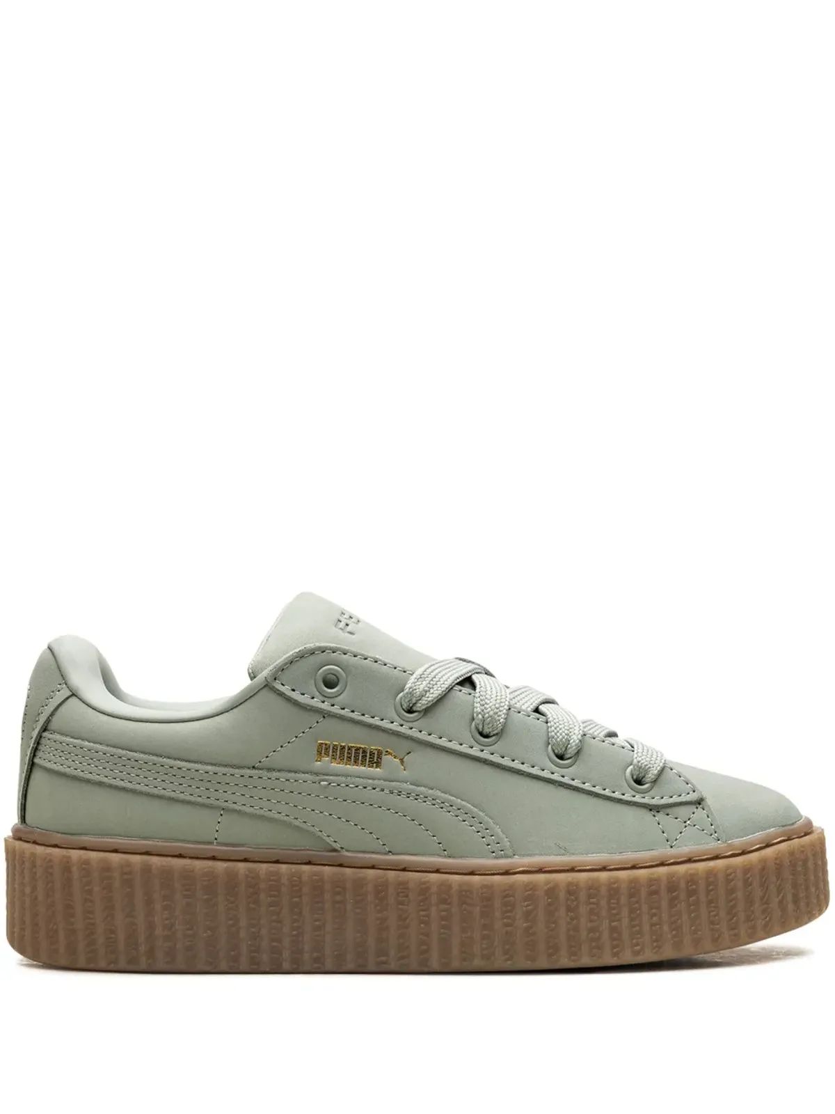 PUMA x Fenty Creeper Phatty Nubuck スニーカー - グリーン - 画像1