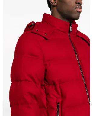 Moorer Brett hooded down jacket - Red - サムネイル5