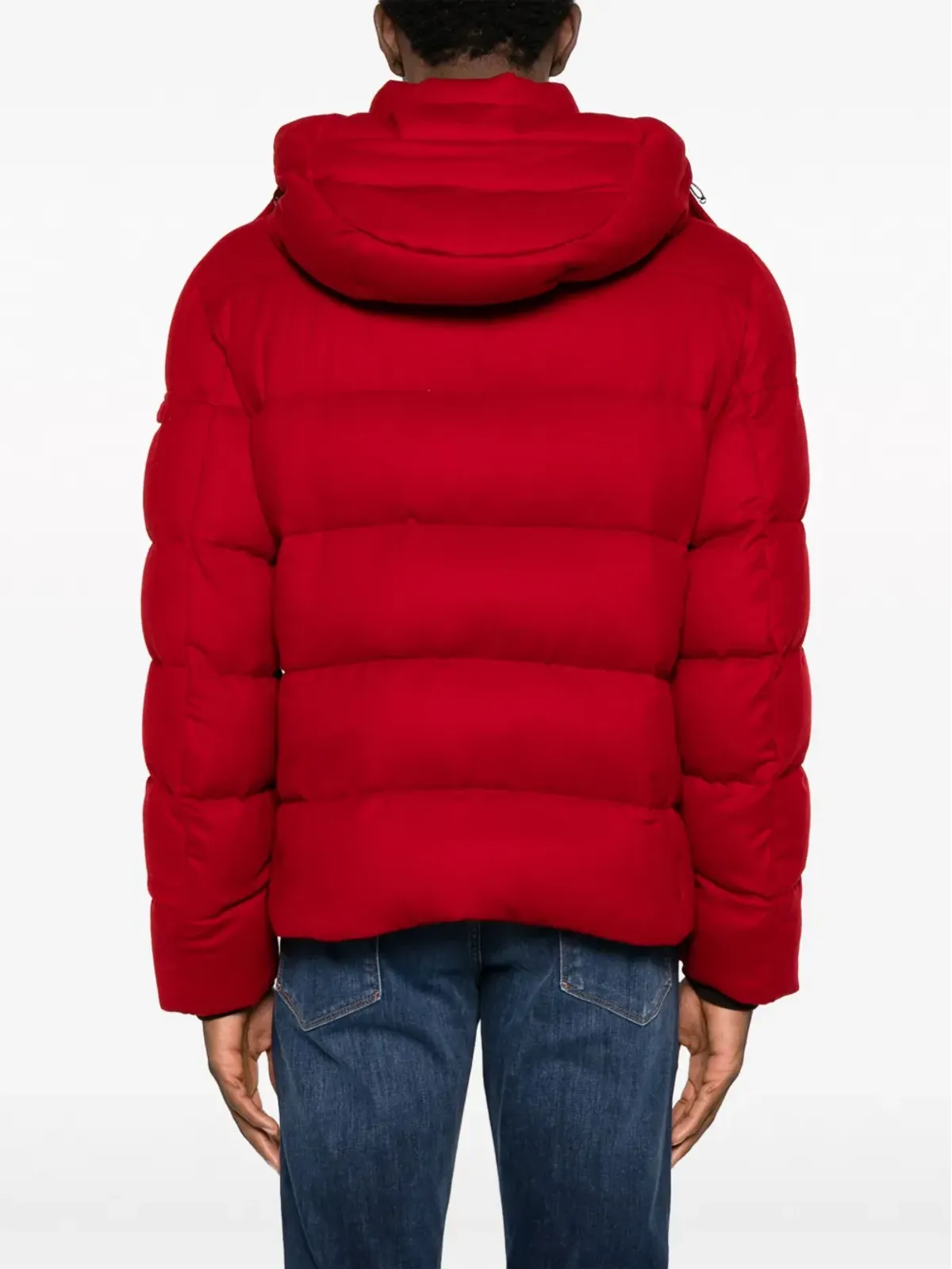 Moorer Brett hooded down jacket - Red - 画像4