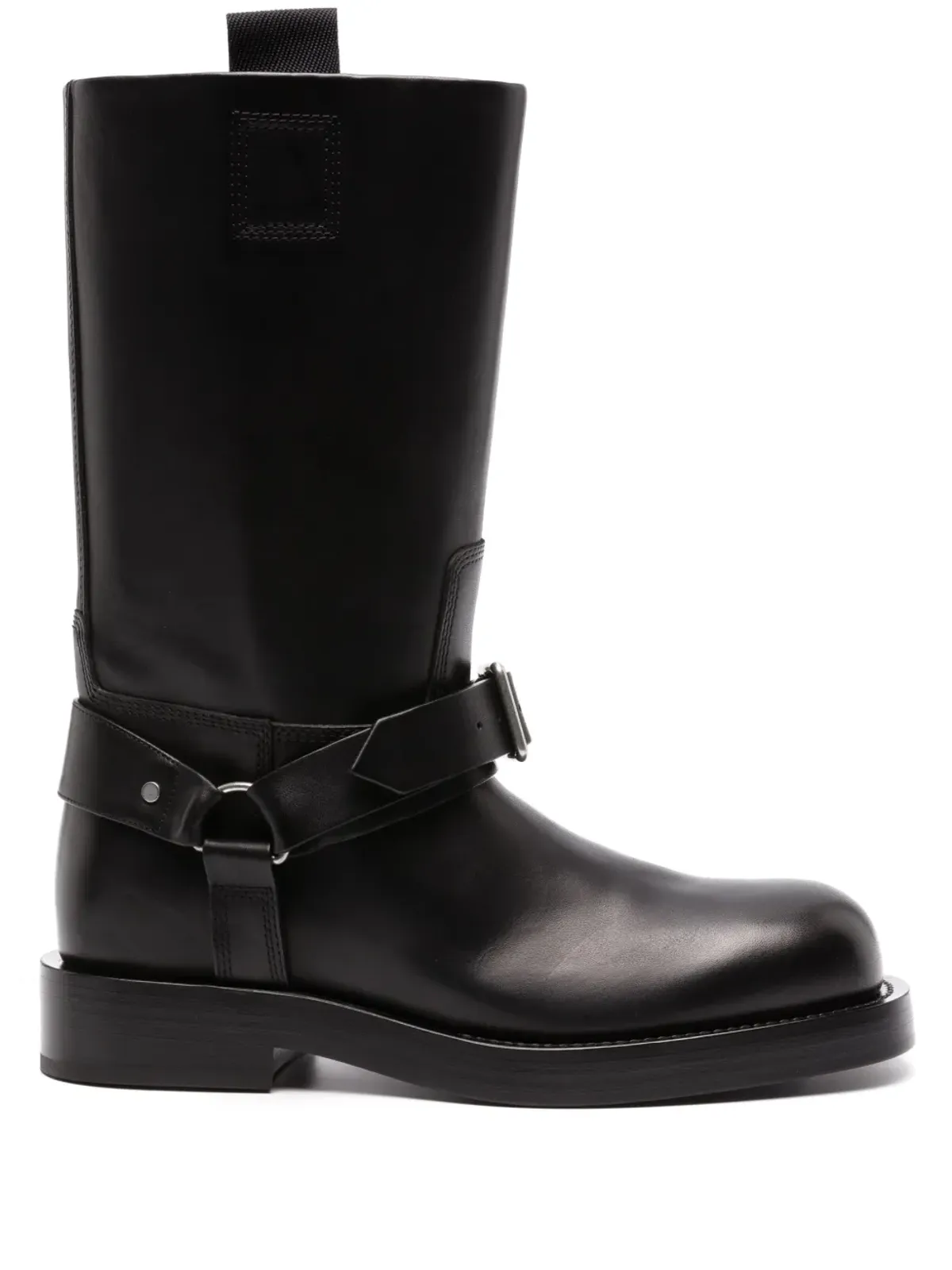 Burberry バックル付きレザーブーツ - 画像1