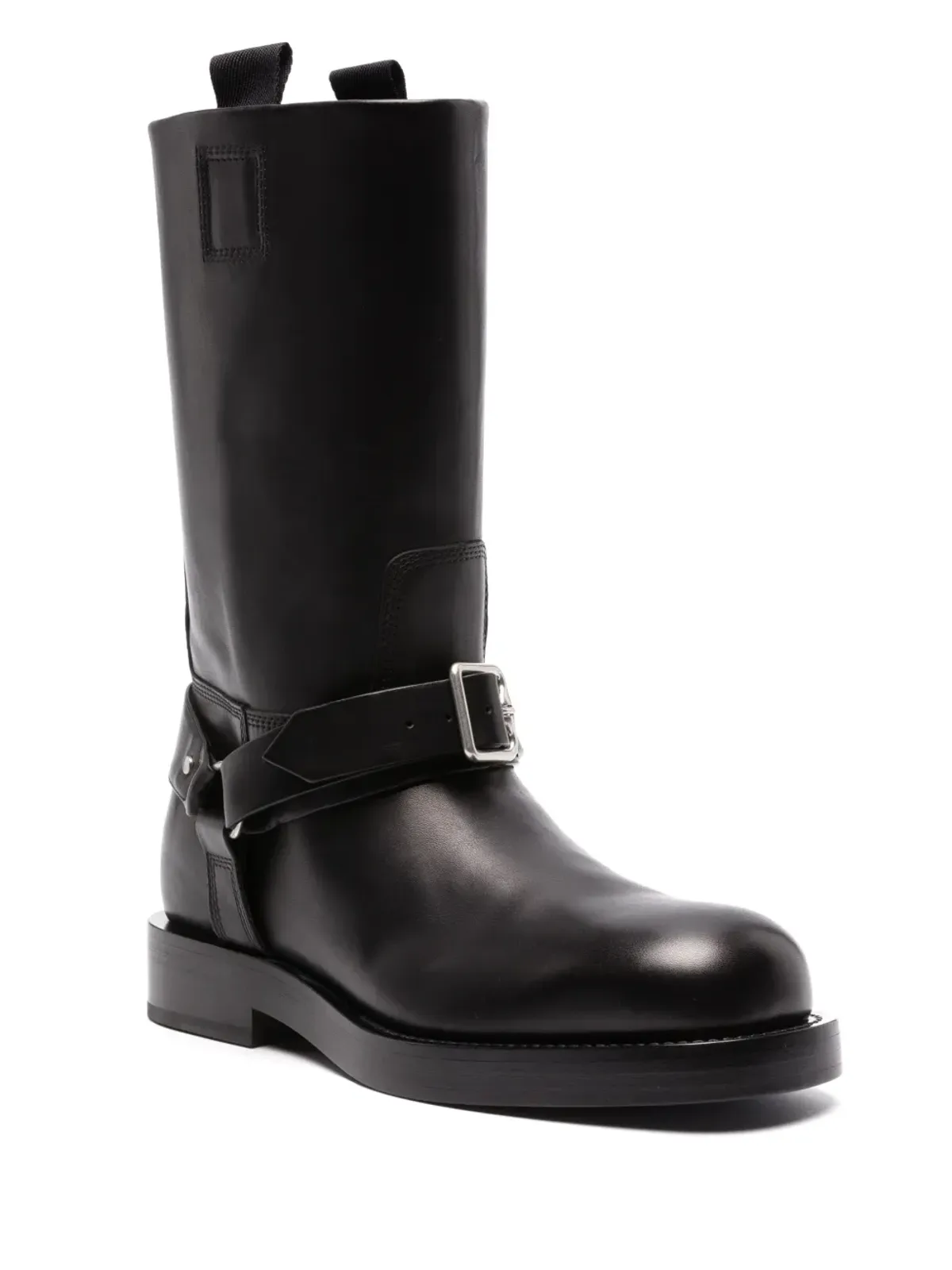 Burberry バックル付きレザーブーツ - 画像2