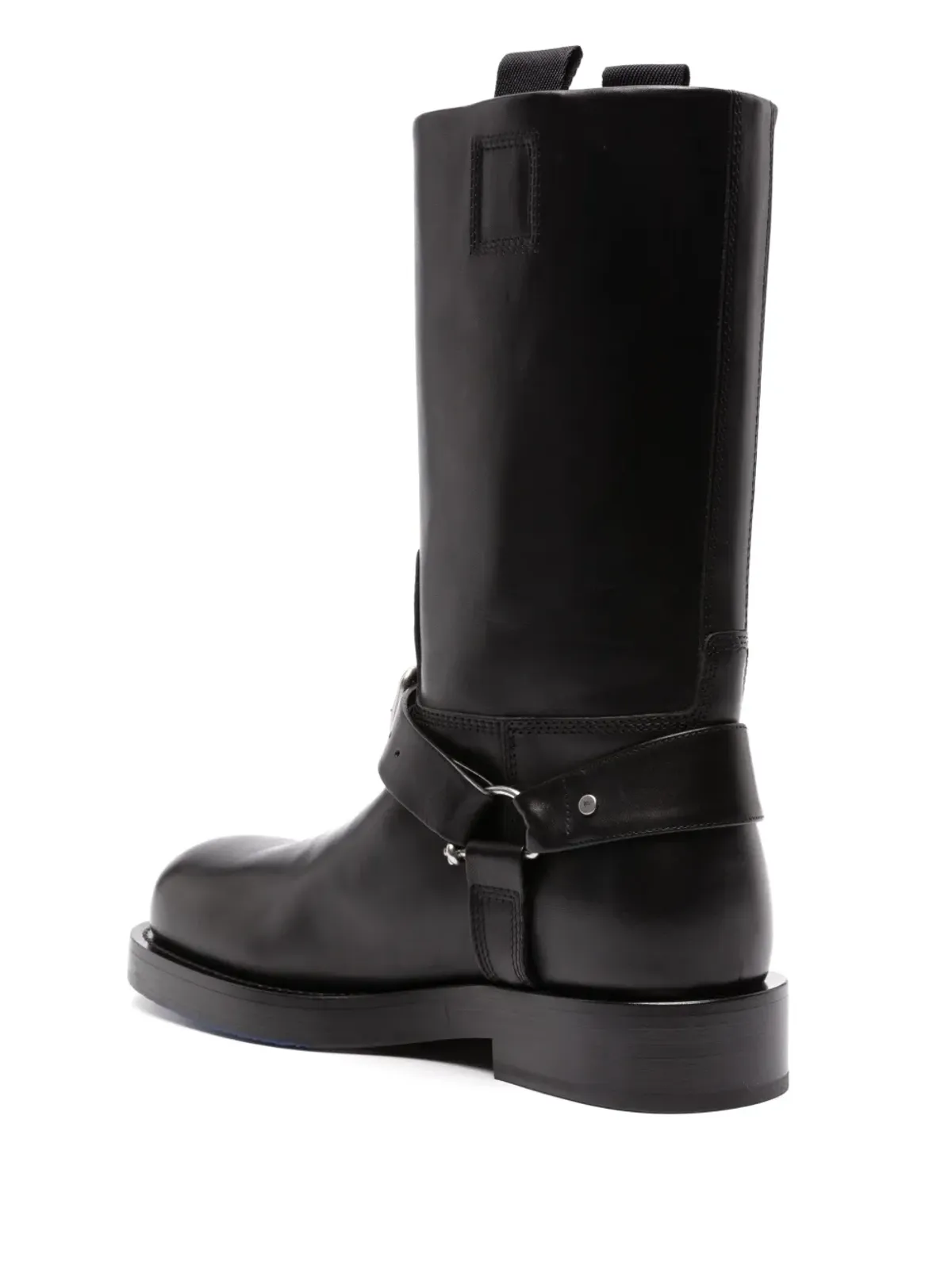 Burberry バックル付きレザーブーツ - 画像3