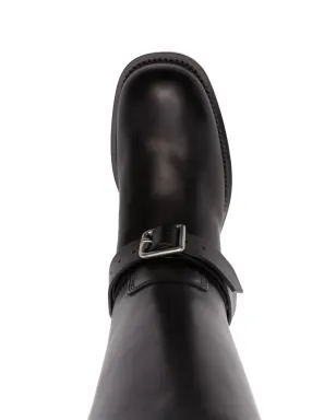 Burberry バックル付きレザーブーツ - サムネイル4