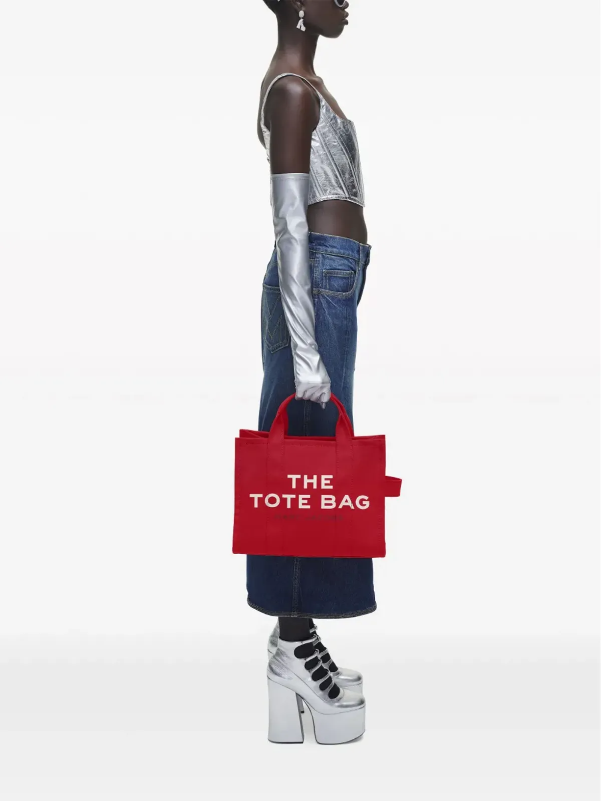 Marc Jacobs キャンバス大型トートバッグ - 画像3