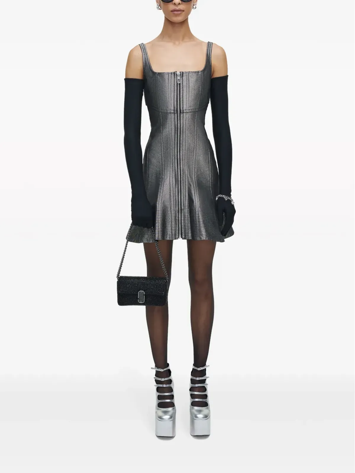 Marc Jacobs ザ・ライノストーンJマーク・ミニショルダーバッグ - 画像3