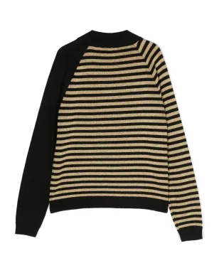 Balmain Kids ロゴプリント クルーネック ジャンパー - ブラック - サムネイル2