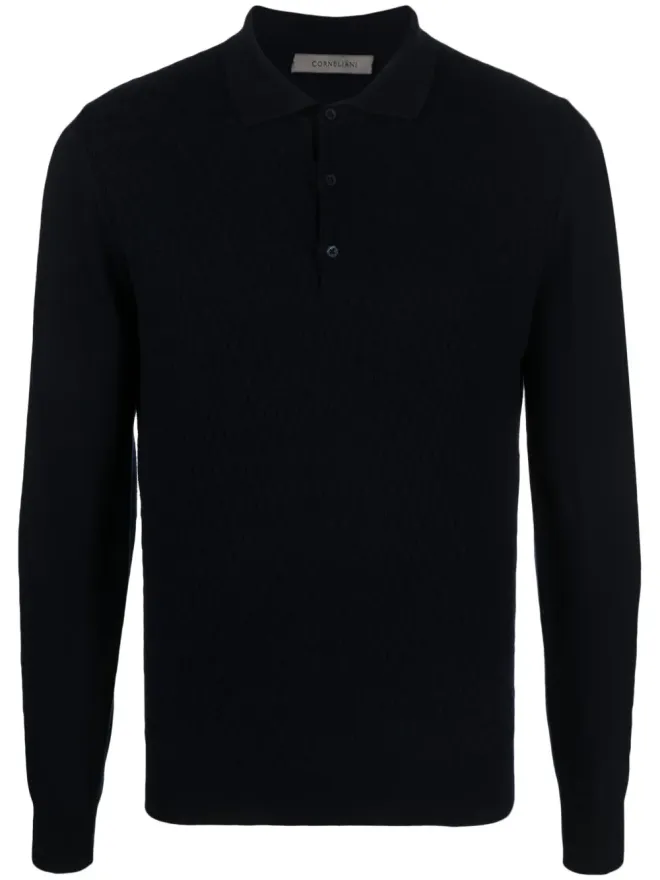 Corneliani Corneliani ヴァージンウール ポロシャツの商品画像