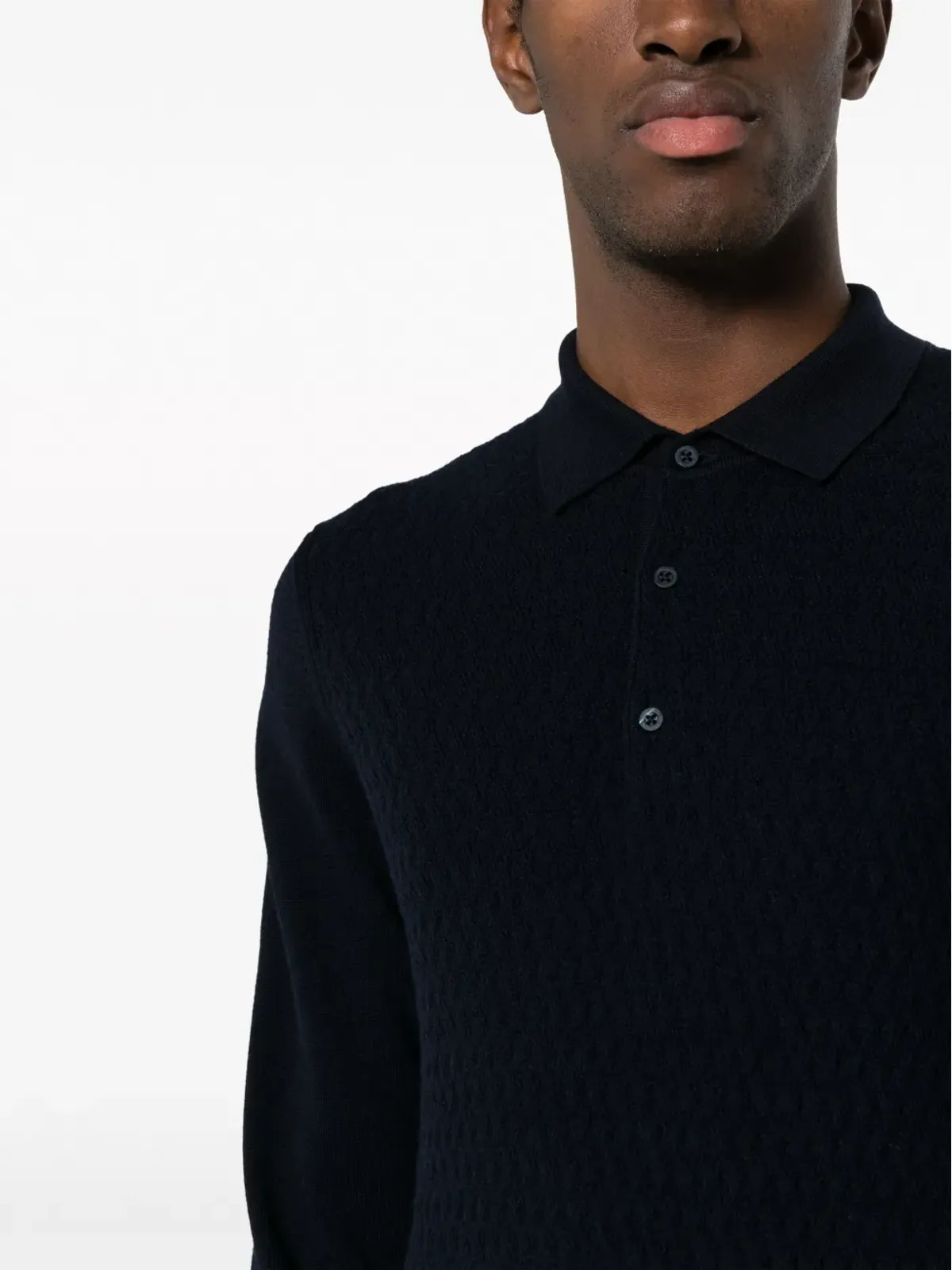 Corneliani ヴァージンウール ポロシャツ - 画像5