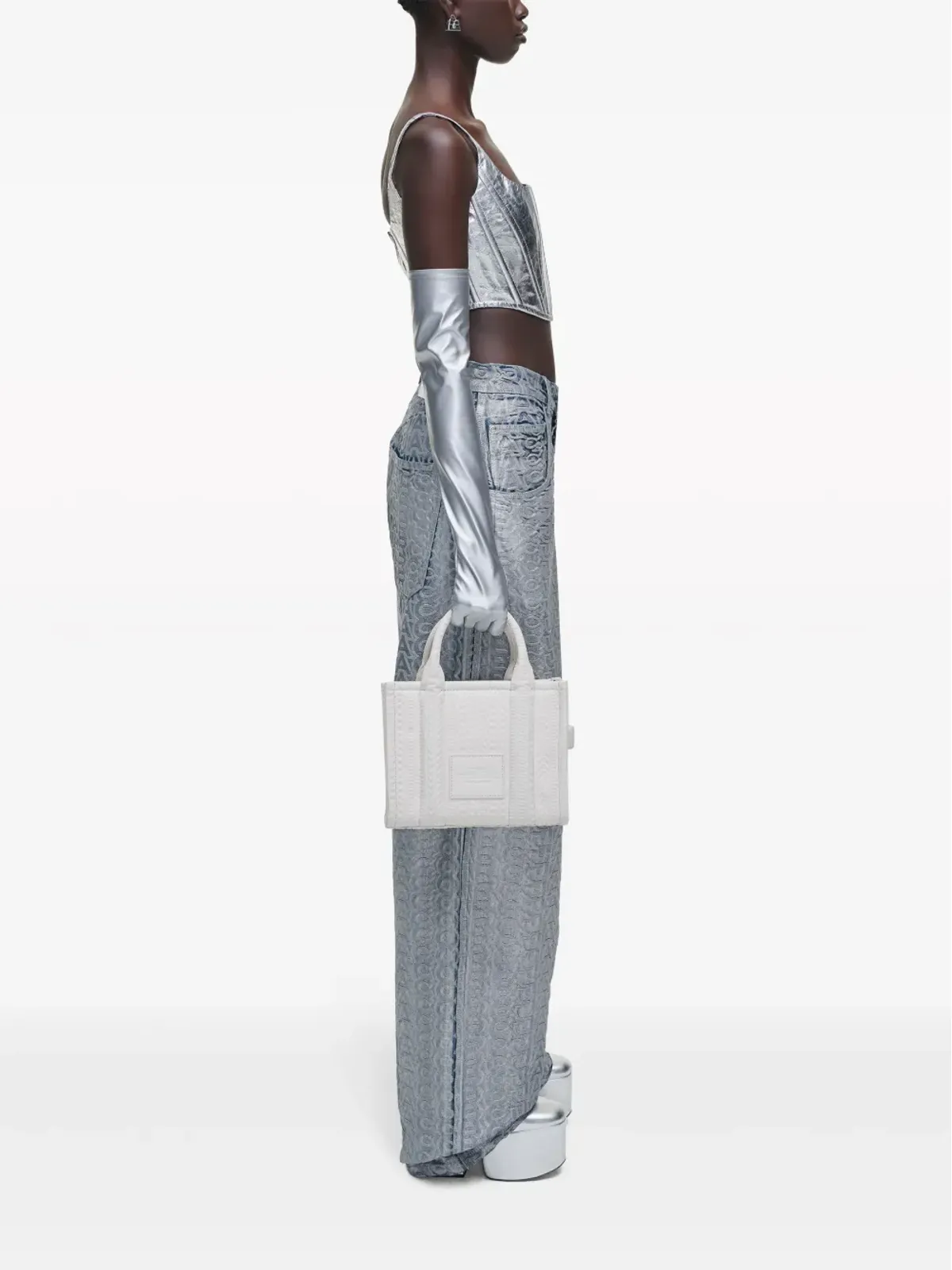 Marc Jacobs モノグラム レザートートバッグ - 画像3