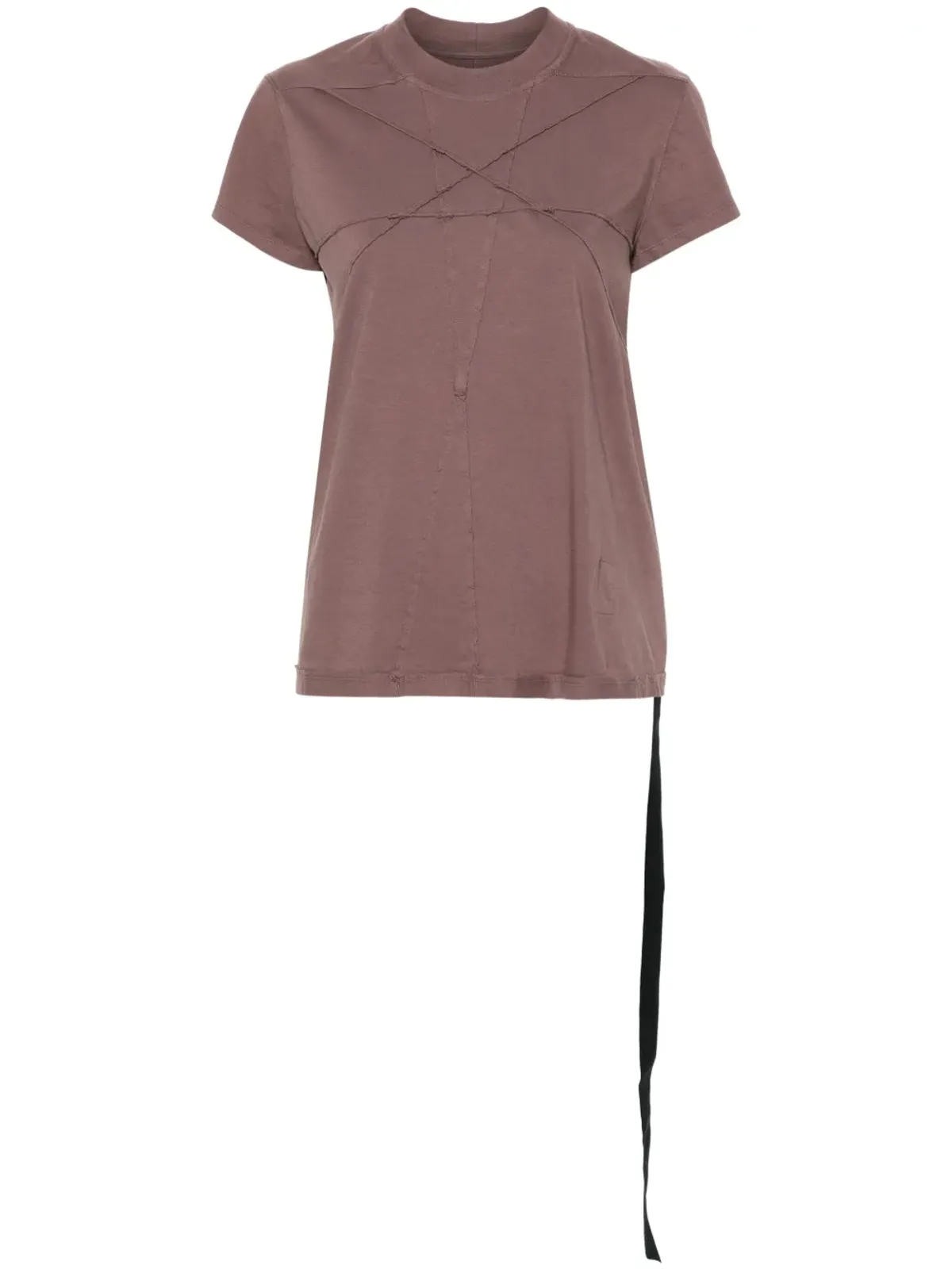Rick Owens DRKSHDW トーンステッチ コットン Tシャツ - 画像1