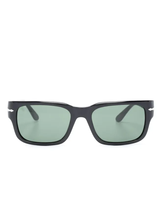 Persol Persol スクエアフレーム・ティンテッドサングラス - ブラックの商品画像