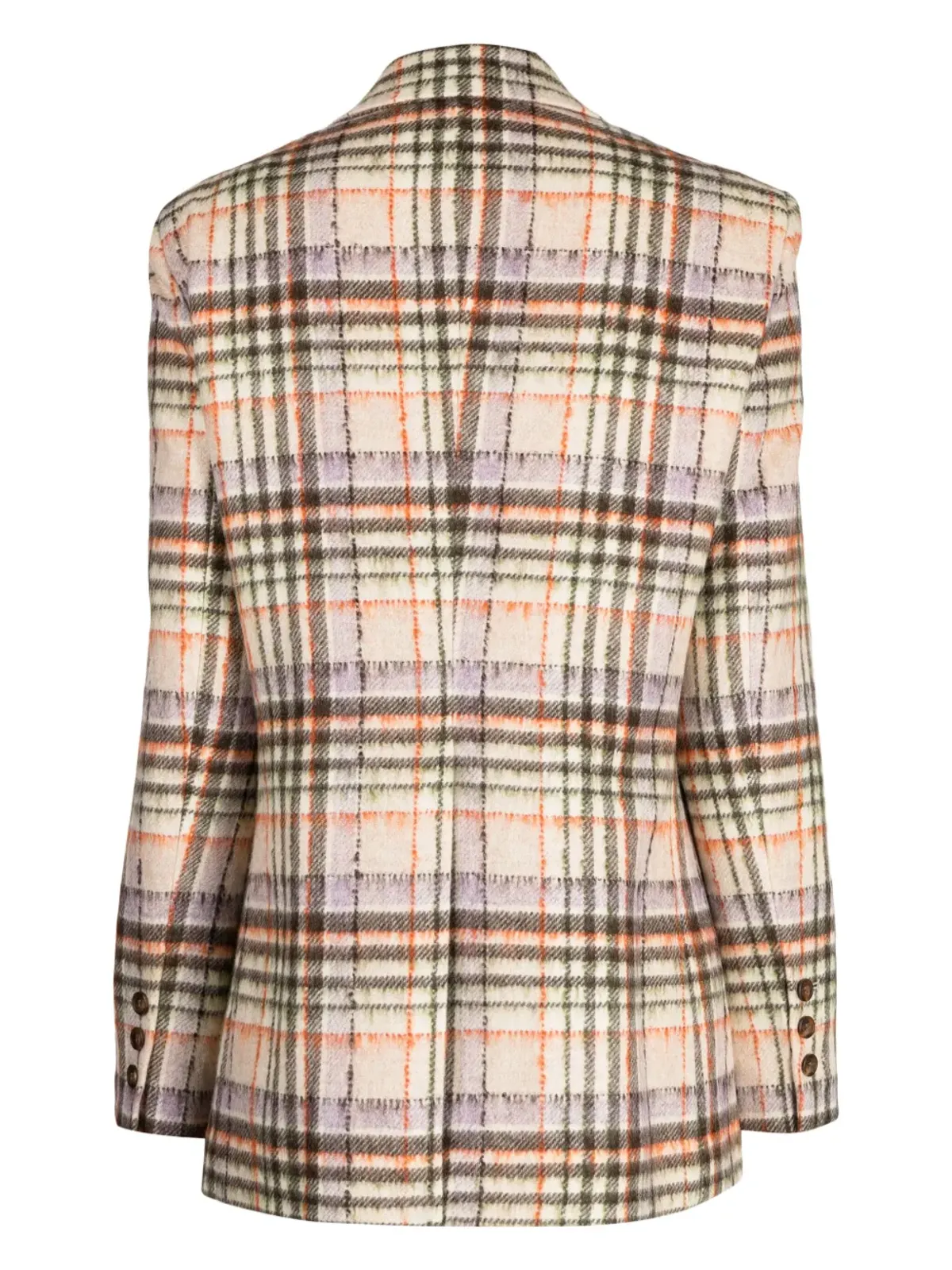 Sonia Rykiel チェック柄 ノッチド・ラペル ブレザー - 画像2