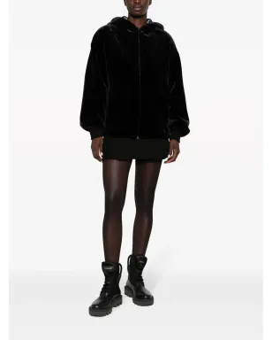 Emporio Armani ファー風リバーシブル フード付きジャケット - ブラック - サムネイル2