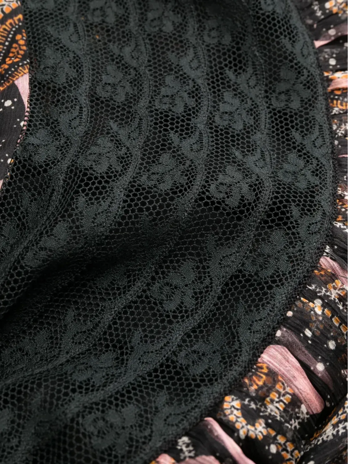 ETRO ペイズリープリント シルク ミニドレス - ブラック - 画像5